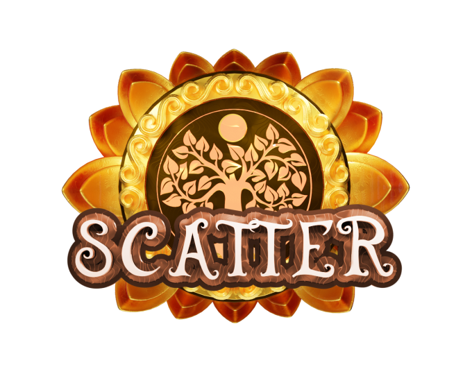 Scatter-Symbol mit goldenem Baum
