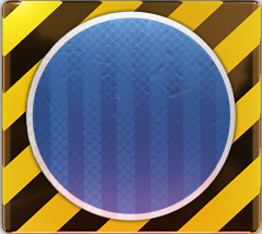 Slot Scatter Symbol Blauer Kreis im Autobahn Automat