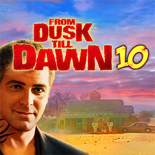 Spielautomat From Dusk Till Dawn 10 mit Charakter vor Bar.