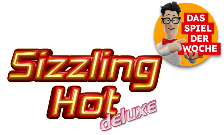 Spiellogo Sizzling Hot deluxe