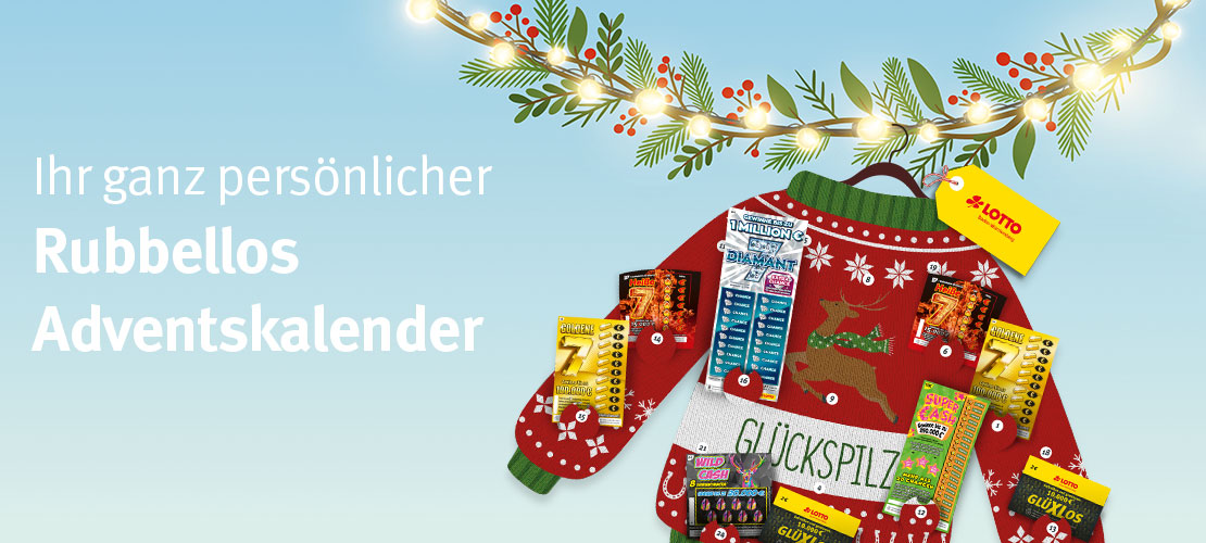 Rubbellos-Adventskalender - Lotto Baden-Württemberg