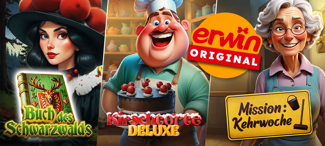 erwin Originals Spielgrafiken als Collage