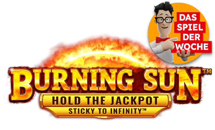 Spiellogo Burning Sun mit Spiel der Woche St&ouml;rer