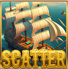 Scatter-Symbol mit Segelschiff