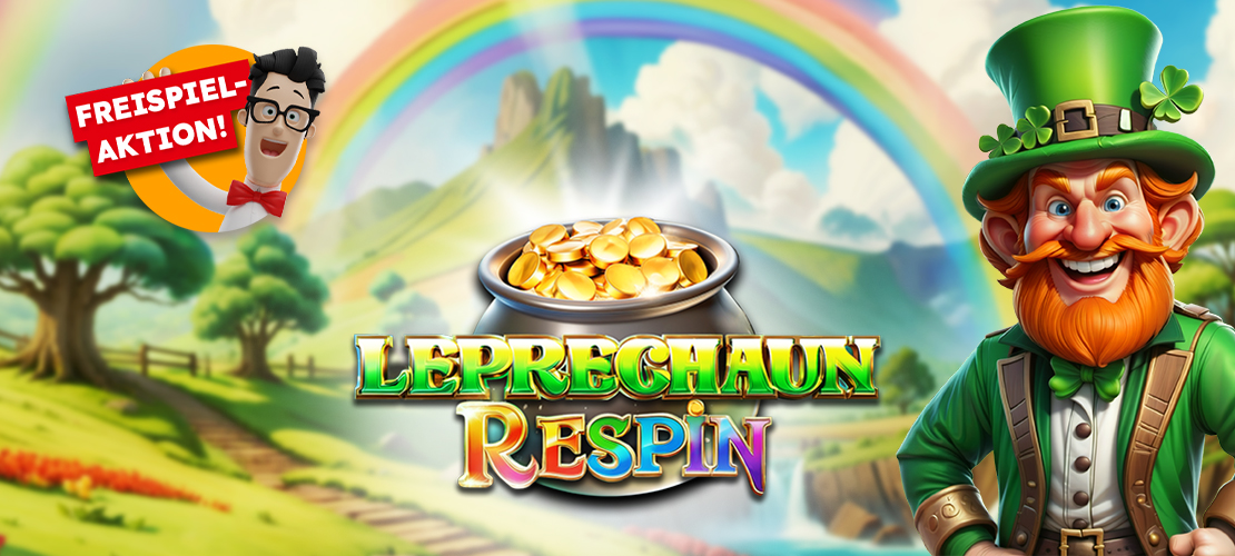 Headerbild zum Aktionsslot Leprechaun Respin