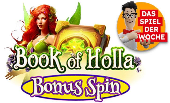 Book of Holla BonusSpin Spiellogo