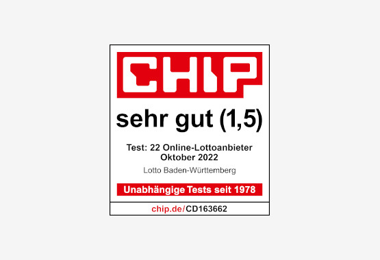 CHIP-Test Lotto Baden-Württemberg erhält Note 