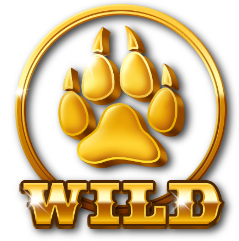 Goldene Wolfstatze als Wild-Symbol.