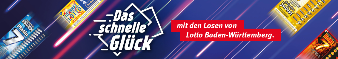Das schnelle Glück - mit den Losen von Lotto Baden-Württemberg