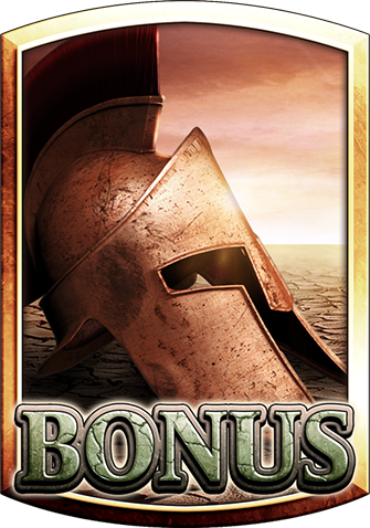 Bonus Symbol spartanischer Helm als Scatter-Symbol