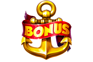Goldenes Anker-Symbol mit Bonus-Schriftzug.