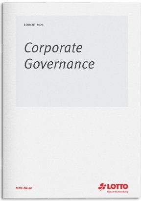 Cover des Corporate Governance Berichts 2024 von Lotto Baden-Württemberg.