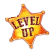 Level-Up-Symbol als goldener Stern aus From Dusk Till Dawn.