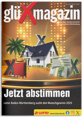 Titelbild glüxmagazin - Jetzt abstimmen für den Wunschgewinn.