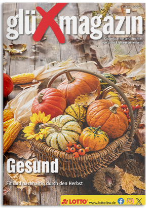 Cover Glüxmagazin Nr. 41 mit Kürbissen
