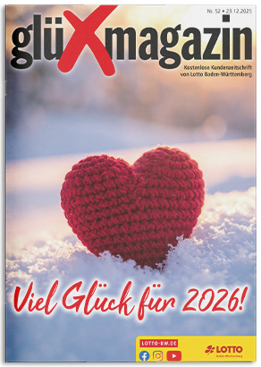 Cover gl&uuml;Xmagazin Nr. 52 Viel Gl&uuml;ck f&uuml;r 2026