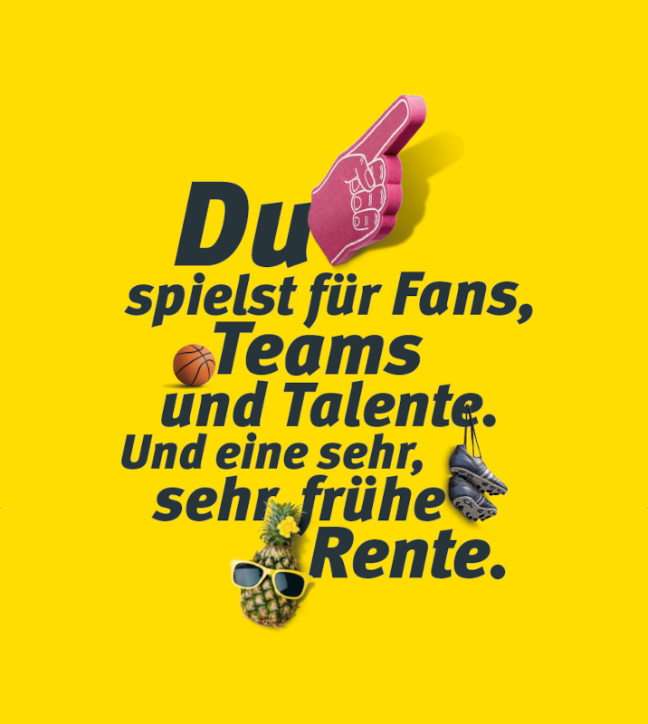 Du spielst für Fans, Teams und Talente...