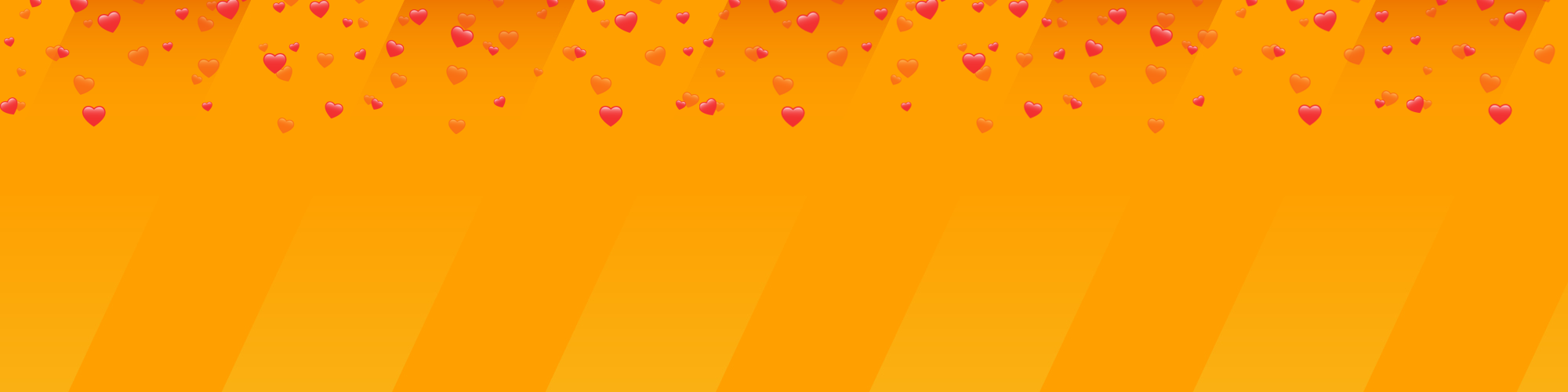 Hintergrund mit fallenden Herzen