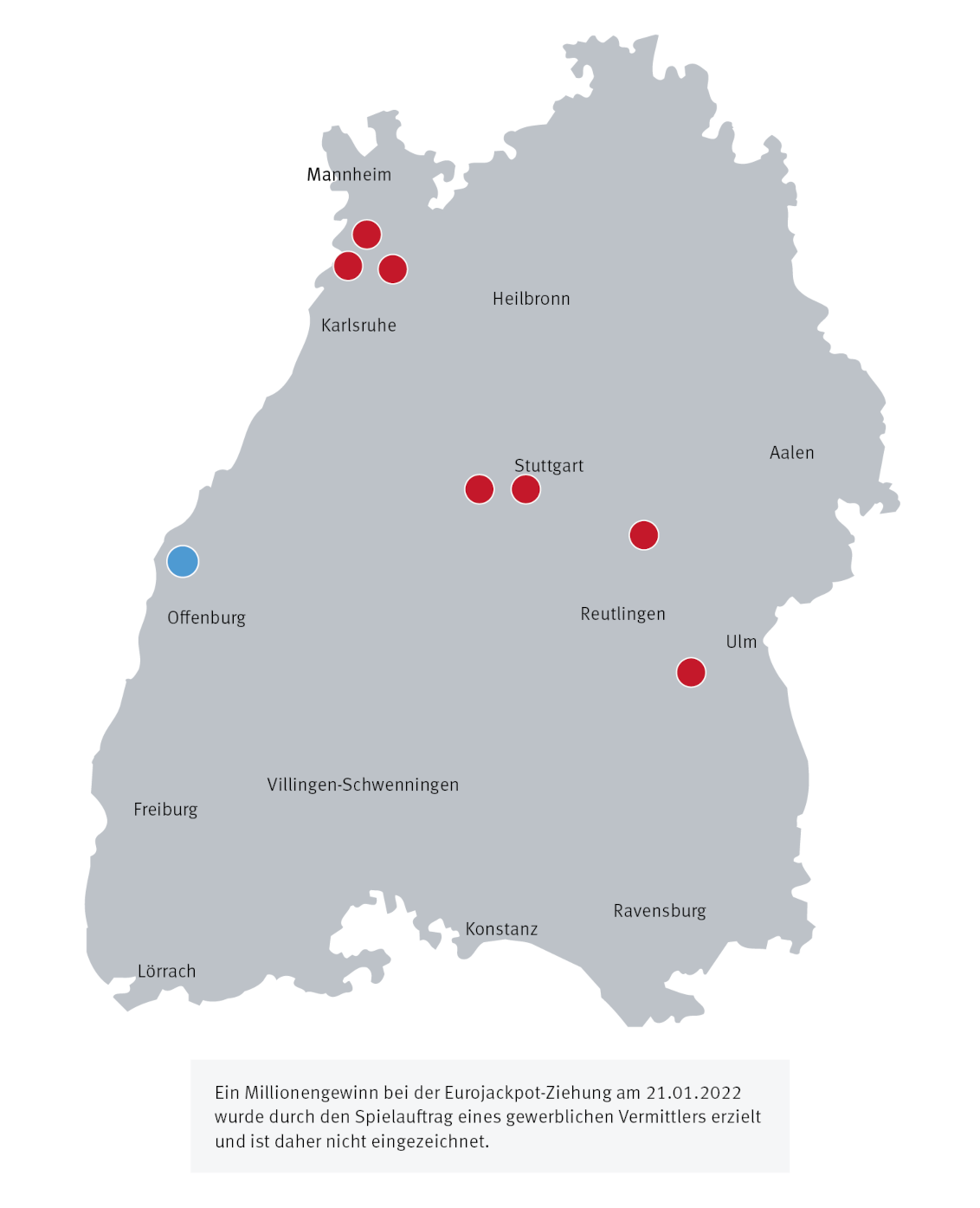 Millionengewinne in Baden-Württember 2022
