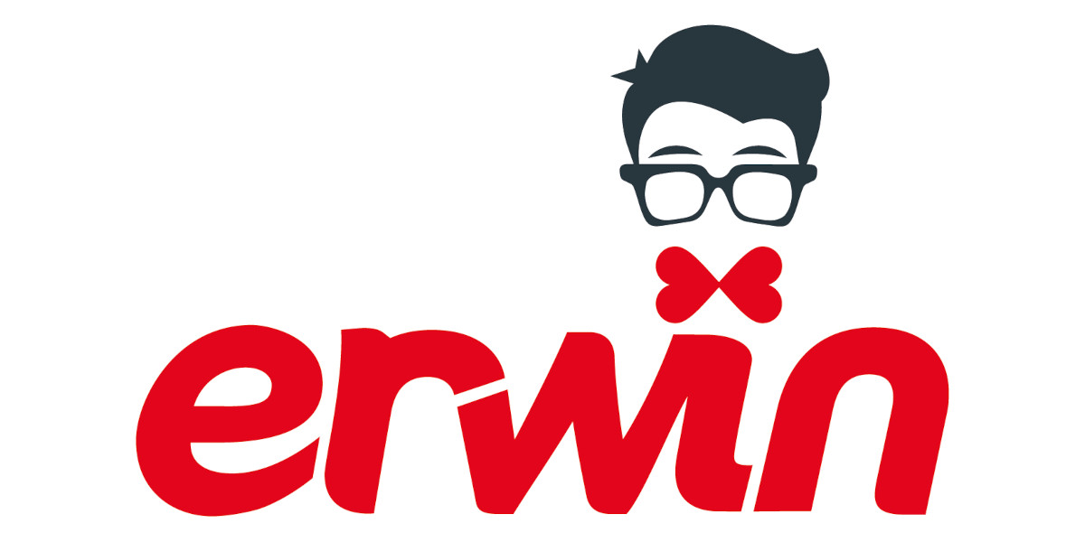 Logo erwin auf weißem Hintergrund