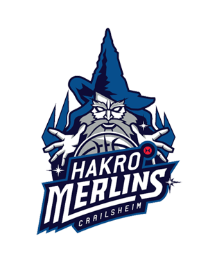 Logo von Hakro Merlins Crailsheim mit Zauberer