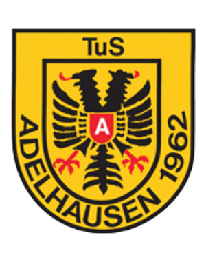 Gelb-schwarzes Wappen von TuS Adelhausen