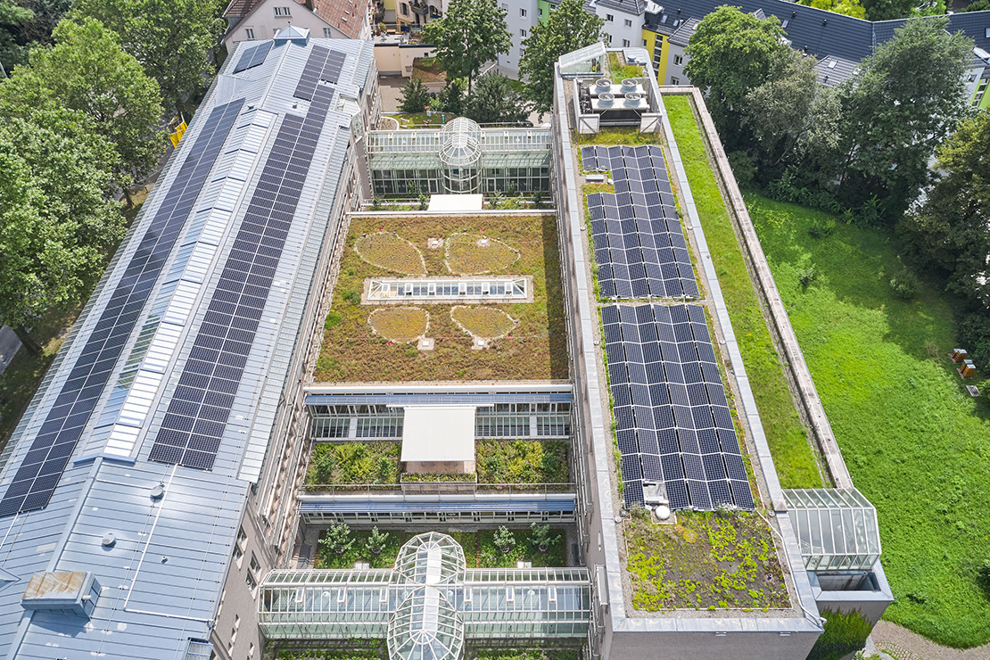 Zentrale Lotto Baden-Württemberg aus der Vogelperspektive