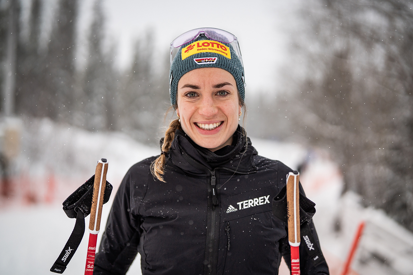 Skilangl&auml;uferin Pia Fink.