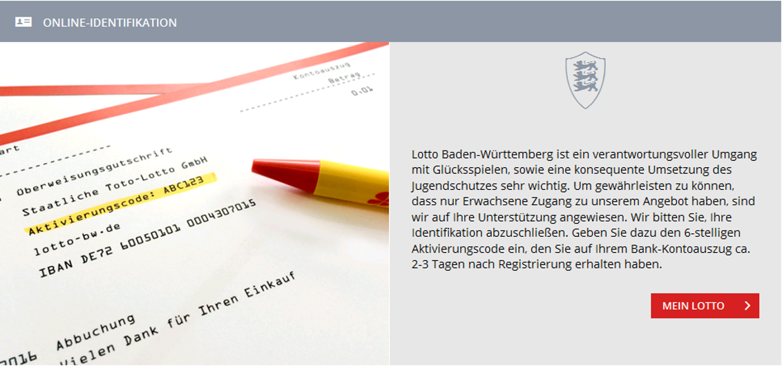 Hinweis auf den Aktivierungscode