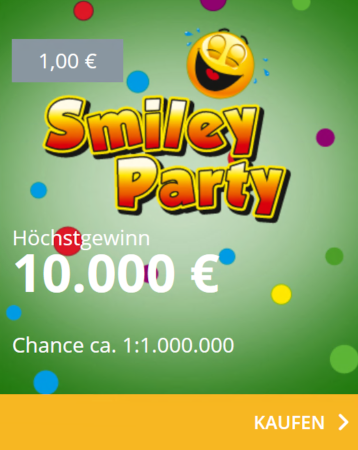 Smiley Party online kaufen