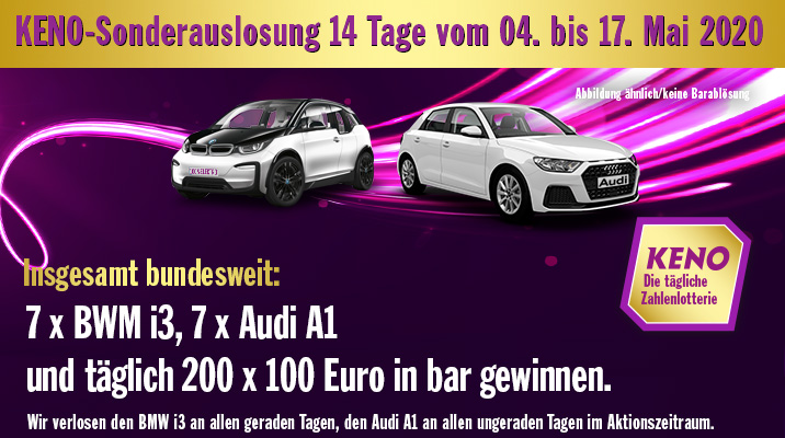 Keno Sonderauslosung Keno Sonderauslosung