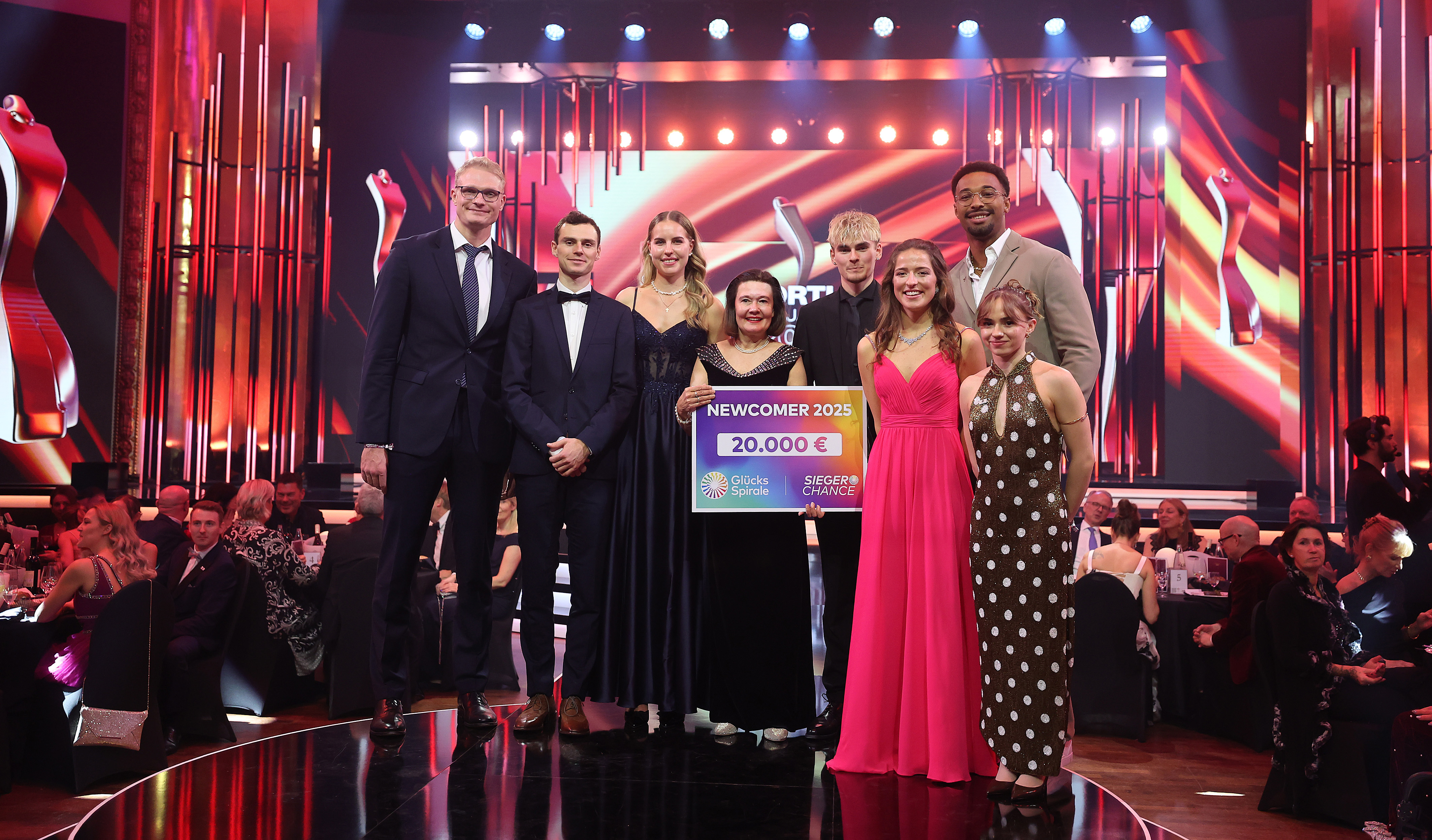 Sieger des Newcomer-preis der Siegerchance auf der B&uuml;hne