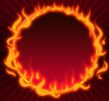 Scatter-Symbol in Form eines Feuerrings von Sun Fire