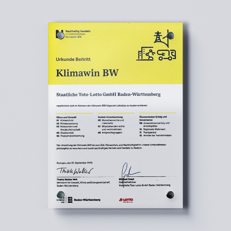 Urkunde Klimawin BW 2024
